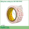 Băng keo cường lực 3M VHB 4945 dày 1 0mm dán tốt trên nhựa kim loại đã sơn tĩnh điện gỗ Chịu được nhiệt độ cao Chất lượng tốt không thấm nước