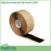 Băng keo trung thế 3M Scotch 2228 là loại băng keo cao su đàn hồi bám theo bề mặt tự kết dính có khả năng cách điện và làm kín chống nước