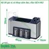 Kệ để gia vị có khay cắm dao đũa GEV-H02 chế tạo bằng inox 304 có độ chắc khỏe cao bên ngoài được sơn phủ lớp sơn tĩnh điện đen giúp chống thấm nước chống oxi hóa gia tăng độ bền cho kệ tránh khỏi bị han rỉ cũng như tăng thêm tính thẩm mỹ cho sản phẩm