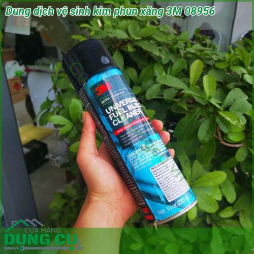 Dung dịch vệ sinh kim phun xăng 3M 08956 quy cách 285gram sản phẩm chăm sóc chuyên dụng dùng vệ sinh làm sạch kim phun nhiên liệu cung cấp cho động cơ cho phép làm sạch kim phun động cơ xăng hiệu quả