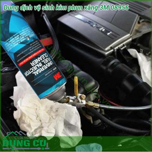 Dung dịch vệ sinh kim phun xăng 3M 08956 quy cách 285gram sản phẩm chăm sóc chuyên dụng dùng vệ sinh làm sạch kim phun nhiên liệu cung cấp cho động cơ cho phép làm sạch kim phun động cơ xăng hiệu quả