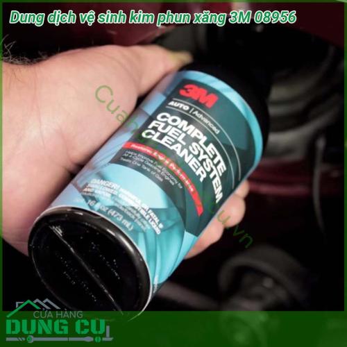 Dung dịch vệ sinh kim phun xăng 3M 08956 quy cách 285gram sản phẩm chăm sóc chuyên dụng dùng vệ sinh làm sạch kim phun nhiên liệu cung cấp cho động cơ cho phép làm sạch kim phun động cơ xăng hiệu quả