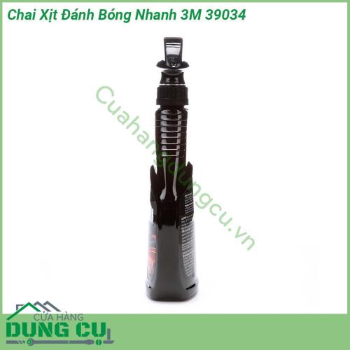 Dung dịch đánh bóng sơn ô tô 3M 39034 Quy cách 473ml được sử dụng cho việc tạo bóng cho bề mặt sơn ôtô Xử lý tòan bộ bề mặt sơn trong một thời gian ngắn Có thể ứng dụng trên bề mặt sơn khô hay ướt