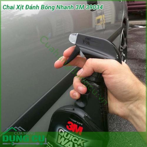 Dung dịch đánh bóng sơn ô tô 3M 39034 Quy cách 473ml được sử dụng cho việc tạo bóng cho bề mặt sơn ôtô Xử lý tòan bộ bề mặt sơn trong một thời gian ngắn Có thể ứng dụng trên bề mặt sơn khô hay ướt