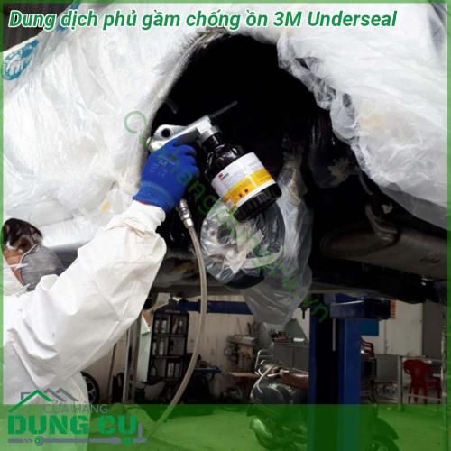 Dung dịch phủ gầm chống ồn 3M Underseal có lớp polymer giúp chống nước dưới gầm Từ đó giúp tạo lớp phủ gầm chống rỉ sắt gầm xe Tốc độ khô của dung dịch phủ gầm nhanh cho hiệu quả cao Chịu được nhiệt độ lên tới 180 độ