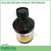 Dung dịch phủ gầm chống ồn 3M Underseal có lớp polymer giúp chống nước dưới gầm Từ đó giúp tạo lớp phủ gầm chống rỉ sắt gầm xe  Tốc độ khô của dung dịch phủ gầm nhanh cho hiệu quả cao Chịu được nhiệt độ lên tới 180 độ
