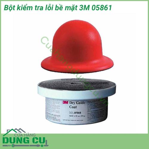 Bột kiểm tra lỗi bề mặt 3M 05861 sử dụng để kiểm tra và phát hiện các lỗi trên bề mặt matic sơn lót Công thức đặc biệt chứa dung môi khô không làm bết nhám dễ dàng làm sạch