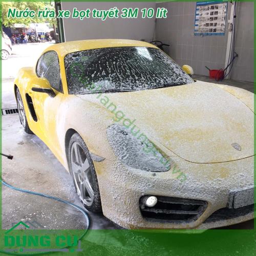 Nước rửa xe bọt tuyết 3M Auto Repair Car Wash Foam 10 lít được pha chế với công thức đặc biệt rửa mà không làm ảnh hưởng đến chất lượng bề mặt sơn và các vật liệu khác Rất thích hợp sử dụng cho bình tạo bọt tuyết khi rửa xe