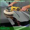 Phớt đánh bóng lông cừu 1 mặt 9 inch 3M 05711 cấu trúc sợi len không xoắn giúp cải thiện khả năng xử lý trên các bề mặt lớn Loại bỏ vết xước do giấy nhám và các lỗi khác trên bề mặt sơn