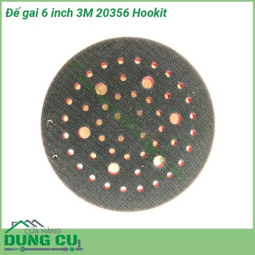 Đế gai 6 inch 3M 20356 Hookit dùng để gắn vào các máy chà nhám tròn để phục vụ công tác chà nhám và đánh bóng