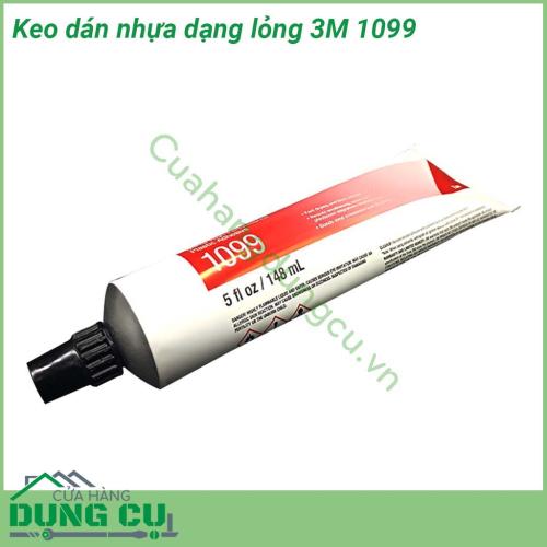 Keo dán nhựa dạng lỏng 3M 1099 là loại keo dính lỏng làm khô nhanh chóng và có thể dùng nhiệt độ để chữa được chất kết dính này khi nó bị đông cứng  Dán được nhiều chất liệu Kim loại Nhựa Vải Cao Su…