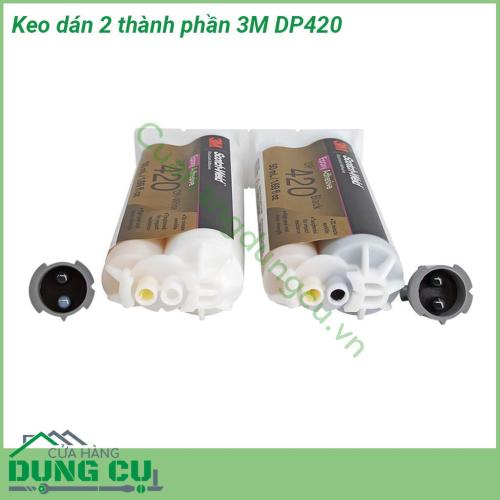 Keo dán 2 thành phần 3M DP420 là chất kết dính epoxy hai thành phần với độ kết dính cao độ bền tốt cùng với khả năng chịu va đập và độ uốn cao đáp ưng liên kết khắt khe chuyên sử dụng trong các ứng dụng nối ghép cần cường lực tốt chịu va đập cao