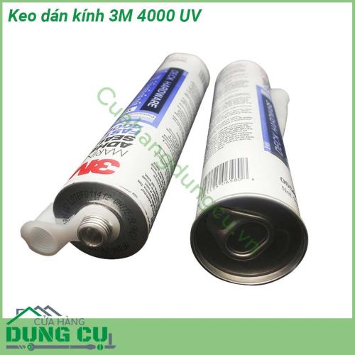 Keo dán kính 3M Marine Adhesive Sealant Fast Cure 4000 UV màu trắng dùng trám trét kính gỗ kim loại Chịu được nhệt độ và độ ẩm cao có độ kết dính cao hiệu quả mà không cần pha trộn