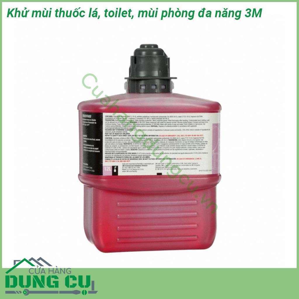 Khử mùi thuốc lá toilet mùi phòng đa năng 3M với công thức đặc biệt giúp triệt tiêu hoàn toàn mùi hôi đặc biệt mùi hôi thuốc lá lâu ngày trong các phòng máy lạnh mùi hôi trong toilet thích hợp để sử dụng hằng ngày