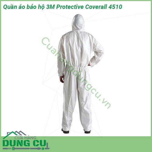 Quần áo bảo hộ 3M Protective Coverall 4510 với công nghệ vật liệu độc đáo PE có lỗ thông hơi và SMS thoáng khí Ngoài việc mang đến sự an toàn cho người sử dụng quần áo bảo vệ 3M còn tối ưu hóa sự thoải mái cho người dùng trong suốt quá trình làm việc