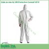 Quần áo bảo hộ 3M Protective Coverall 4510 với công nghệ vật liệu độc đáo PE có lỗ thông hơi và SMS thoáng khí Ngoài việc mang đến sự an toàn cho người sử dụng quần áo bảo vệ 3M còn tối ưu hóa sự thoải mái cho người dùng trong suốt quá trình làm việc