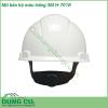 Mũ bảo hộ màu trắng 3M H-701R màu trắng với thiết kế hình cầu giúp ôm sát đầu lồng nón 4 chấu kèm nút vặn điều chỉnh kích cỡ tạo sự thoải mái khi làm việc