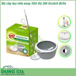 Bộ cây lau nhà xoay 360 độ 3M Scotch Brite Single Spin Mop