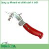 Dụng cụ khoanh vỏ chiết cành 1 lưỡi được thiết kế rất đặc biệt lưỡi dao móc vô cùng sắc bén dễ dàng khoanh vỏ cây Tay cầm được bọc bằng nhựa giữa thân dụng cụ khoanh có gắn vòng bi xoay để giúp dụng cụ xoay xung quanh thân cây được nhẹ nhàng