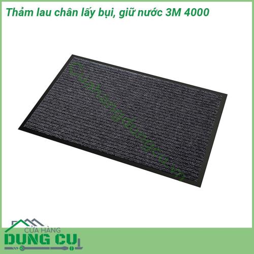 Thảm lau chân lấy bụi giữ nước 3M 4000 độ bền cao chịu nhiệt tốt thiết kế dạng sợi len và sợi nhựa cứng đan xen có đế nhựa tính thẩm mỹ cao màu sắc đa dạng sang trọng Có thể dùng cho khu vực văn phòng nhà xưởng khách sạn …