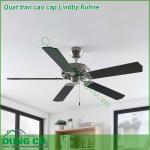 Quạt trần cao cấp Lindby Ruhne