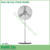 Quạt cây inox Charly Stadler với thiết kế giống như một tuabin máy bay phản lực cực kỳ đẹp Cánh quạt bằng chất liệu nhôm đúc cho phép quạt hoạt động với hiệu suất lên tới 6000m3 không khí trên một giờ