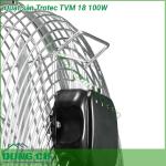 Quạt sàn Trotec TVM 18 100W được mệnh danh là siêu gió trong làng quạt Gió siêu mát nhưng chạy lại cực êm không ồn ào như quạt công nghiệp hoặc quạt cùng loại bán ở trong nước Thiết kế Retro cánh thép hoàn hảo và sang chảnh lưới an toàn cho trẻ nhỏ