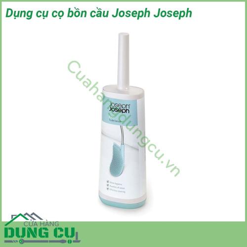 Dụng cụ cọ bồn cầu Joseph Joseph chất liệu không thấm nước cho phép chất lỏng thoát ra nhanh chóng ít nhỏ giọt giữa việc làm sạch và cất giữ  Thiết kế chống tắc nghẽn khoảng cách giữa các sợi lông rộng đảm bảo chất bẩn dễ dàng rửa sạch