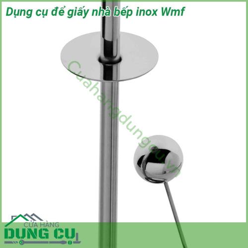 Dụng cụ để giấy nhà bếp inox Wmf dùng để đặt cuộn giấy lau đồ dùng nhà bếp Giá sử dụng cho cuộn giấy dài 23cm trở xuống thích hợp trong phòng bếp phòng ăn để lau mặt bàn làm việc