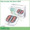 Máy massage chân Beurer FM60 được thiết kế với 6 đầu massage với 18 đầu (núm) massage theo khuôn hình bàn chân của bạn với mỗi khu vực có 3 đầu quay massage nhỏ sẽ mát xa nhẹ nhàng êm ái các huyệt đạo vùng gan bàn chân mang lại cảm giác thư thái dễ chịu