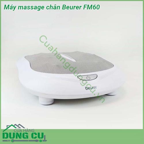 Máy massage chân Beurer FM60 được thiết kế với 6 đầu massage với 18 đầu (núm) massage theo khuôn hình bàn chân của bạn với mỗi khu vực có 3 đầu quay massage nhỏ sẽ mát xa nhẹ nhàng êm ái các huyệt đạo vùng gan bàn chân mang lại cảm giác thư thái dễ chịu