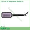 Lược chải tóc thẳng Philips BHH880-00 được thiết kế cách nhiệt giúp tránh bỏng tuyệt đối khi sử dụng Bề mặt gốm tản nhiệt PTC Tourmaline được sơn phủ một lớp dày làm giảm ma sát giữa tóc và lược cho bạn mái tóc thẳng không bị xơ rối