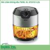 Nồi chiên không dầu TEFAL XL EY201D 4 2L được thiết kế thông minh nhỏ gọn với dung tích 4 2L tương đương 1 2kg thực phẩm phục vụ tối đa 6 phần ăn Bạn cùng gia đình có thể tha hồ thưởng thức đồ chiên ngon