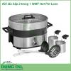 Nồi lẩu hấp 2 trong 1 WMF Hot Pot Lono được làm từ chất liệu thép không gỉ an toàn với người dùng  với hình dáng nhỏ gọn nắp kính cao cấp có thể nhìn xuyên thấu giúp dễ dàng theo dõi quá trình đun nấu và nấu nướng  