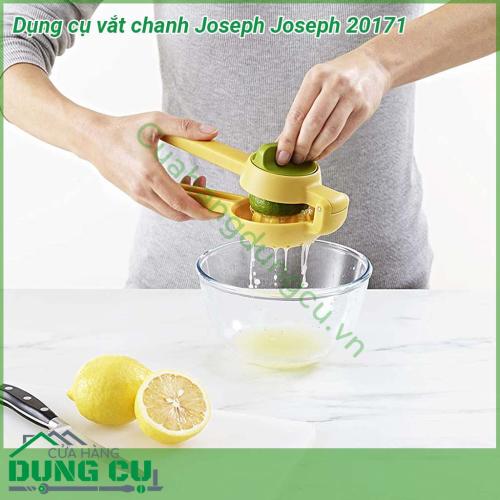 Dụng cụ vắt chanh Joseph Joseph 20171 kiểu dáng hiện đại nhỏ gọn Chất liệu nhựa cao cấp không chứa BPA  Dụng cụ vắt chanh tiện lợi cho phép bạn vắt chanh với nửa quả chanh trong 1 lần ép giúp tạo nhiều nước trái cây hơn mà không tốn nhiều sức lực