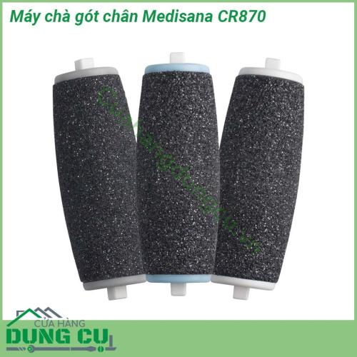 Máy chà gót chân Medisana CR870 có kiểu dáng vô cùng đẹp mắt hiện đại mang đến cảm giác sang trọng hài lòng cao nhất cho bạn  Các chi tiết được thiết kế tỉ mỉ cẩn thận thân máy bo tròn khá nhẵn nhụi và dễ cầm