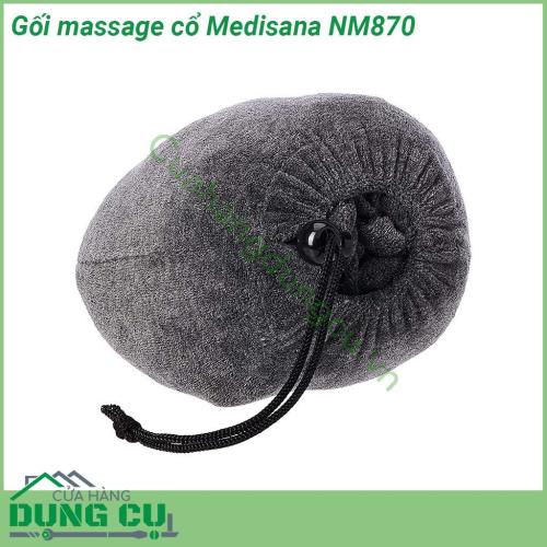 Gối massage cổ Medisana NM870 chứa đầy bọt đúc thoải mái và được phủ bằng lông cừu mềm mịn nép hoàn hảo trên cổ của bạn Sản phẩm mềm mịn mang đến cho cổ và vai của bạn một sự rung động dễ chịu