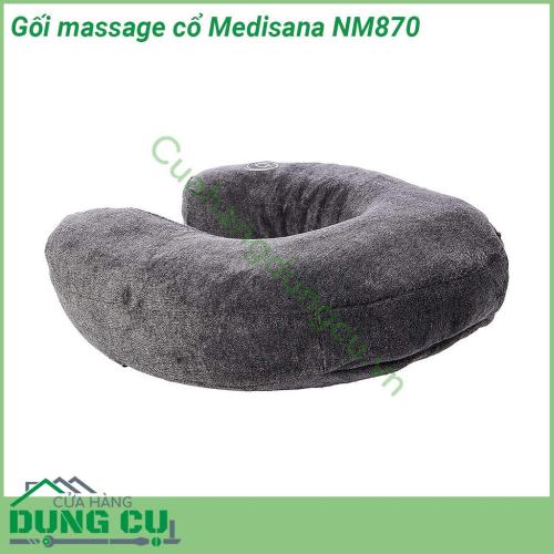 Gối massage cổ Medisana NM870 chứa đầy bọt đúc thoải mái và được phủ bằng lông cừu mềm mịn nép hoàn hảo trên cổ của bạn Sản phẩm mềm mịn mang đến cho cổ và vai của bạn một sự rung động dễ chịu