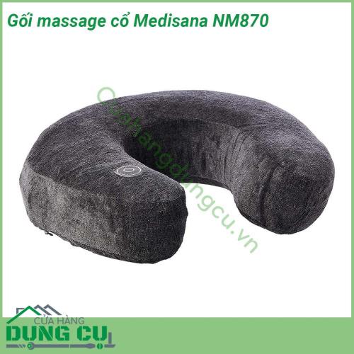 Gối massage cổ Medisana NM870 chứa đầy bọt đúc thoải mái và được phủ bằng lông cừu mềm mịn nép hoàn hảo trên cổ của bạn Sản phẩm mềm mịn mang đến cho cổ và vai của bạn một sự rung động dễ chịu