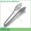 Kẹp thức ăn inox WMF Nuova được làm bằng vật liệu thép không gỉ Cromargan 18 10 chất lượng cao  không rỉ sét an toàn cho máy rửa chén  Với thiết kế đục lỗ tiện lợi  giúp loại bỏ dầu thừa  Tay cầm có hoạt động giống như lò xo dễ dàng sử dụng