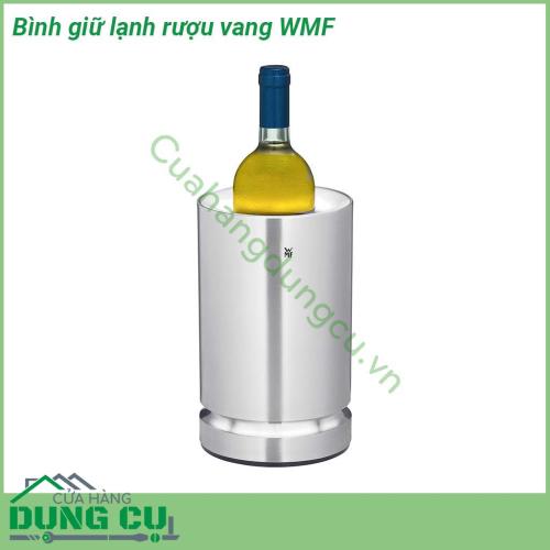 Bình giữ lạnh rượu vang WMF một sản phẩm giúp bạn có thể tận hưởng hương vị rượu ngon nhất đậm đà nhất bất cứ khi nào bạn muốn Thiết kế nhỏ gọn đơn giản giúp bạn mang đi bất cứ nơi đâu đến bất cứ buổi tiệc nào