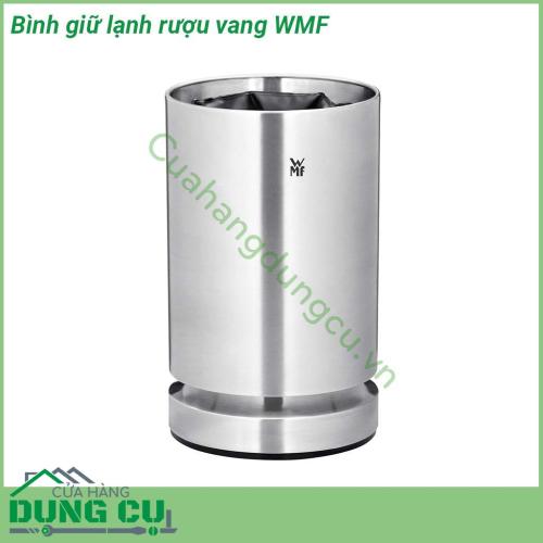 Bình giữ lạnh rượu vang WMF một sản phẩm giúp bạn có thể tận hưởng hương vị rượu ngon nhất đậm đà nhất bất cứ khi nào bạn muốn Thiết kế nhỏ gọn đơn giản giúp bạn mang đi bất cứ nơi đâu đến bất cứ buổi tiệc nào