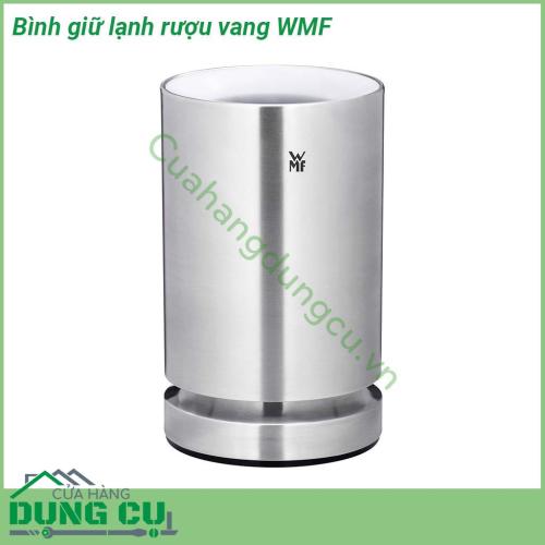 Bình giữ lạnh rượu vang WMF một sản phẩm giúp bạn có thể tận hưởng hương vị rượu ngon nhất đậm đà nhất bất cứ khi nào bạn muốn Thiết kế nhỏ gọn đơn giản giúp bạn mang đi bất cứ nơi đâu đến bất cứ buổi tiệc nào