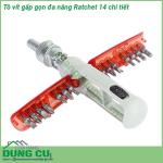 Bộ tuốc nơ vít đảo chiều 14 đầu vặn đa năng No2885