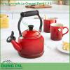 Ấm đun nước Le Creuset Demi 1 1 L được chế tạo từ thép carbon cao cấp Thiết kế có tính thẩm mỹ cao kiểu dáng cổ điển  Tay cầm cách nhiệt tốt  Còi báo hiệu khi nước đã sôi giúp bạn thoải mái làm việc khác trong khi chờ đợi ấm đun sôi nước