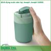 Bình đựng nước mini Joseph Joseph 340ML được làm bằng nhựa bền không chứa BPA an toàn có nắp lật chống rò rỉ khi đóng sẽ che hoàn toàn khu vực môi bạn tiếp xúc khi uống để bạn có thể thưởng thức đồ uống yêu thích của mình khi đang di chuyển  