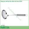 Dụng cụ hớt bọt lọc dầu mỡ inox Wmf được làm từ inox chống gỉ an toàn chịu nhiệt chống ăn mòn không mùi không độc hại độ cứng mạnh không biến dạng  Tay cầm chắc và thon nên dễ dàng thao tác Có lớp màng lỗ nhỏ có thể giữ lại cặn dầu mỡ thức ăn nhỏ