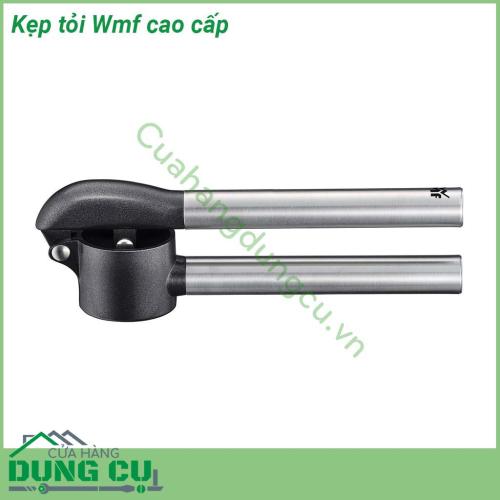 Kẹp tỏi Wmf cao cấp thiết thực và thanh lịch chất liệu cao cấp thép không gỉ Cromargan 18 10 bóng mờ các bộ phận chắc chắn thiết kế tạo lực hỗ trợ ép tỏi được dễ dàng