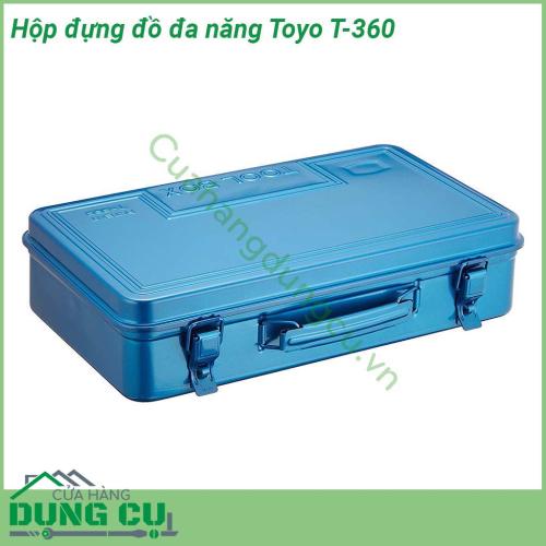 Hộp đựng đồ đa năng Toyo T-360 là dụng cụ dùng để lưu trữ cất giữ đồ nghề thiết bị Sản phẩm có thiết kế tiện dụng chất liệu cao cấp cứng bền đẹp Sản phẩm mang đến sự tiện dụng cho người dùng