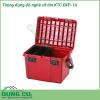 Thùng đựng đồ nghề cỡ lớn KTC EKP-1A làm từ chất liệu nhựa cao cấp chịu lực tốt Thiết kế có quai cầm với 4 chốt khóa trên thân nắp giúp các đồ đạc bên trong không bị rơi ra ngoài khi di chuyển Ngăn đựng lớn thoải mái cho việc bảo quản